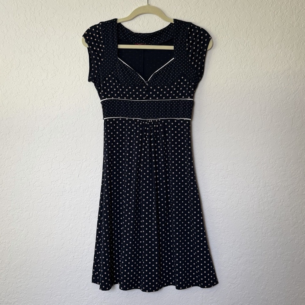 Entrancy VTG Y2K Babydoll Dress Medium? Polka Dot Indie Sleeze Twee Scene Queen